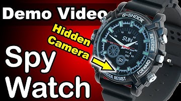 1080p Waterproof Spy Watch with Night Vision - BEST DEMO!