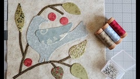 BBD QAL - Sewing on your pieces with hand applique