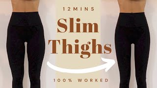 12min Slim Thighs Workout | 100% Toned INNER & OUTER thigh