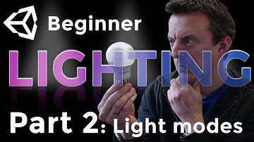 UNITY LIGHTING TUTORIAL PART 2: Light Modes