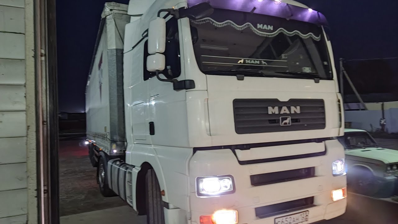 MAN TGA 2876 стружка в топливном фильтре. - YouTube