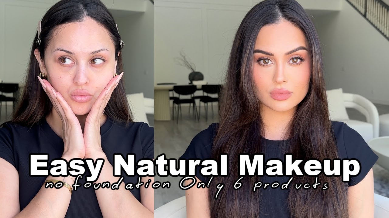 Easy Minimal Makeup No Foundation Only Using 6 Products | Christen Dominique