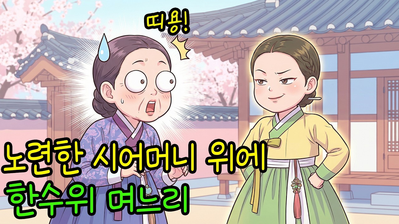 노련한 시어머니 위에 한수위 며느리 | 야담 옛날이야기