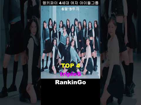 ▷그룹◁ 랭키파이 4세대 걸그룹 트렌드지수 순위 #TOP5 #6월3주