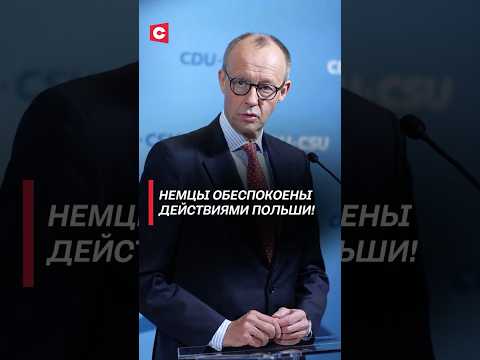 Немцы обеспокоены действиями Польши! #польша #германия #мерц #мигранты #беженцы #новости #политика