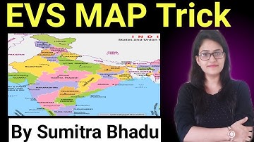Evs Map Previous Year questions| Evs Map Trick for Ctet Paper-01|By Sumitra Bhadu