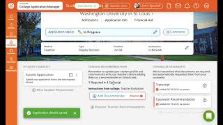 College Application Manager  Students