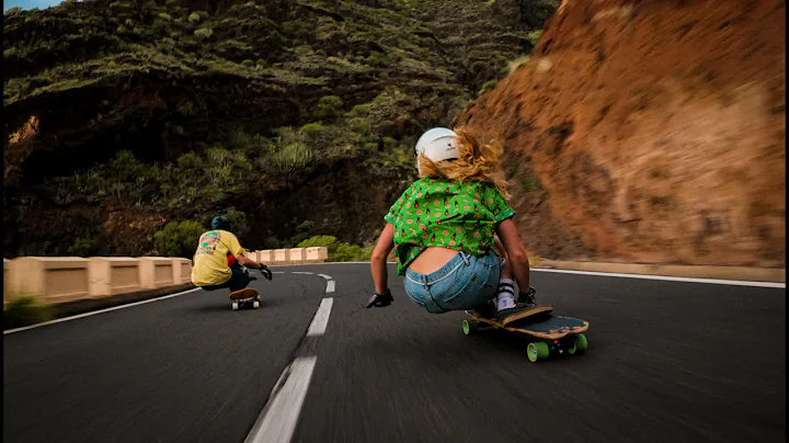 Lisa Peters & Mirko Paoloni downhill skateboarding...