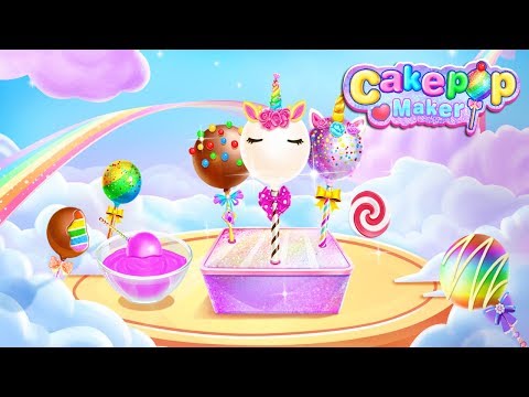 Unicorn Cake Pop Maker–Baking Games