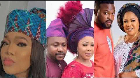SEE The RESPECTFUL Name Toyin ABRAHAM Husband Calls Segun Ogungbe On His Birthday