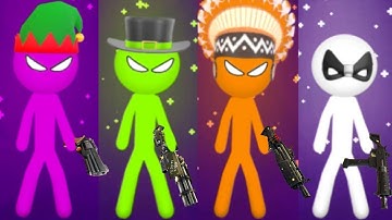 Stickman Funny Minigames - Stickman Party 1 2 3 4 Player 2022 Gameplay Walkthrough Android iOS