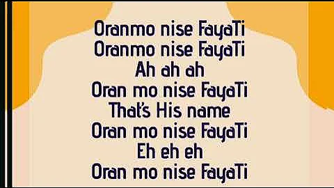 TY Bello & Dunsin Oyekan- Oranmo nise fayati(vidoe lyrics)