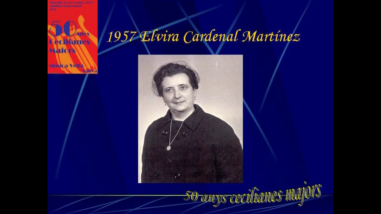 ACTO  RECONOCIMIENTO DE LAS CECILIANAS   1955-2005  DE LA PRIMITIVA SETABENSE