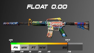 CSGO M4A1-S | Imminent Danger - Skin wear/float