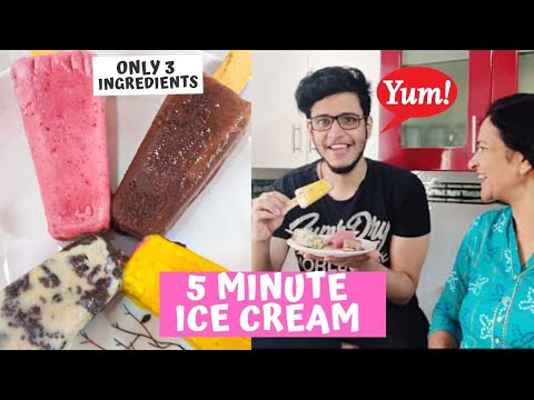 EASY TO MAKE HOMEMADE ICE CREAM RECIPE| ONLY 3 INGREDIENTS | NO GAS RECIPE