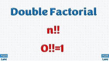 Double Factorial