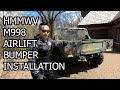 HMMWV M998 Airlift Bumper Installation