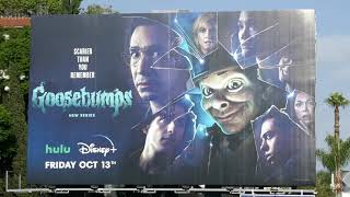 Disney Goosebumps Billboard Sunset Blvd Los Angeles California USA September 21, 2023 Halloween