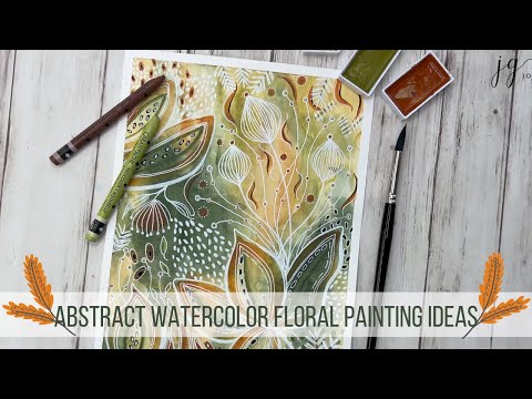 Abstract Watercolor Floral