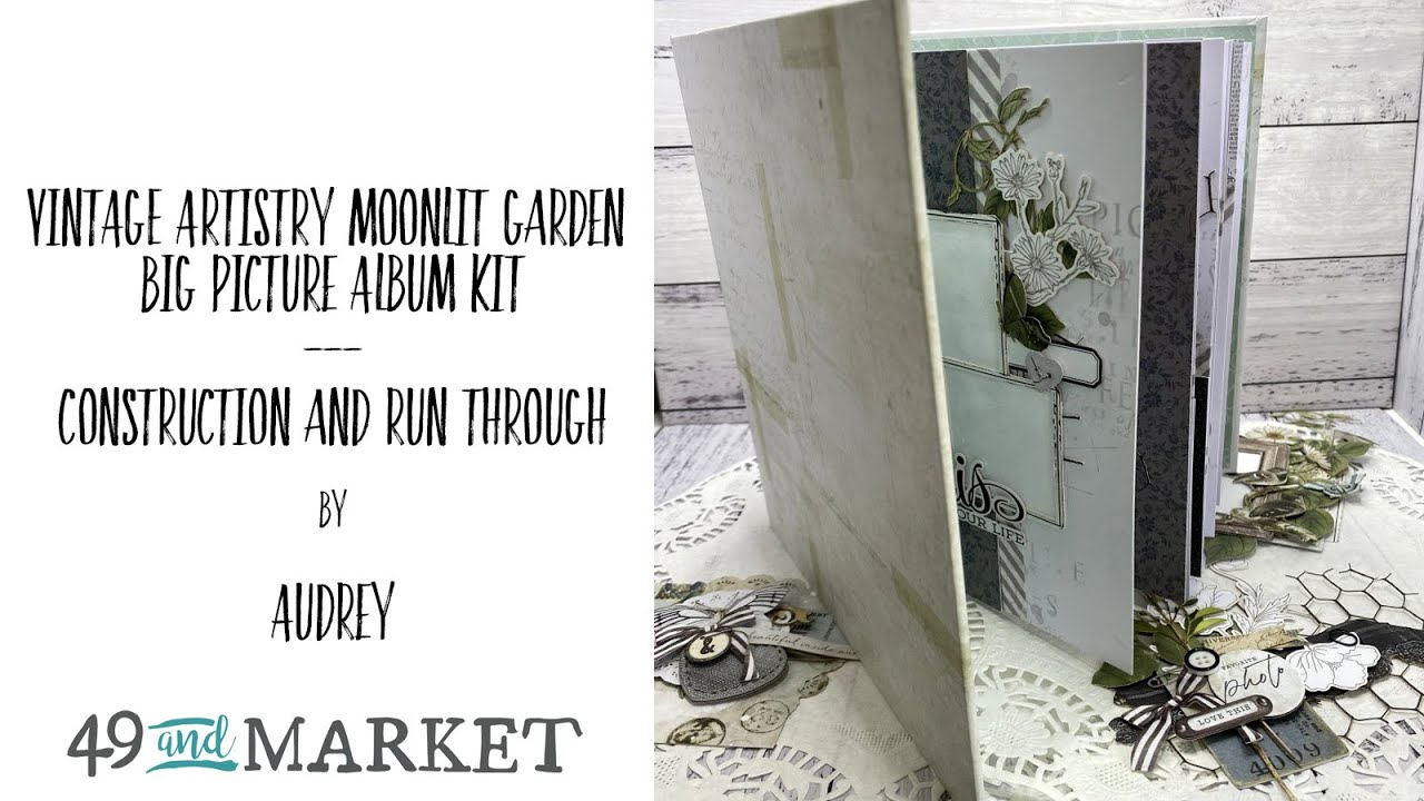 49 And Market Big Picture Album Kit-Vintage Artistry Moonlit Garden -  22440270