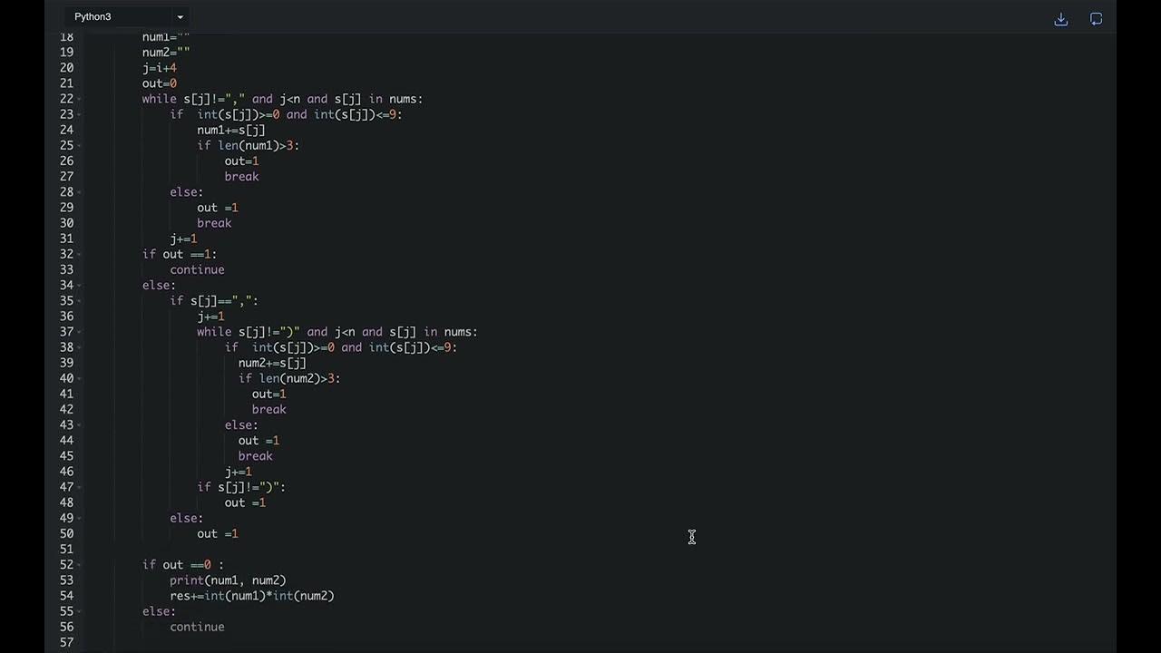 Advent of Code 2024 Problem 3 Python solution YouTube