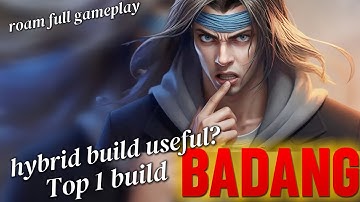 Hybrid build useful or not?!! Crazy Wall Combo by Badang 🔥 | #mobilelegends 