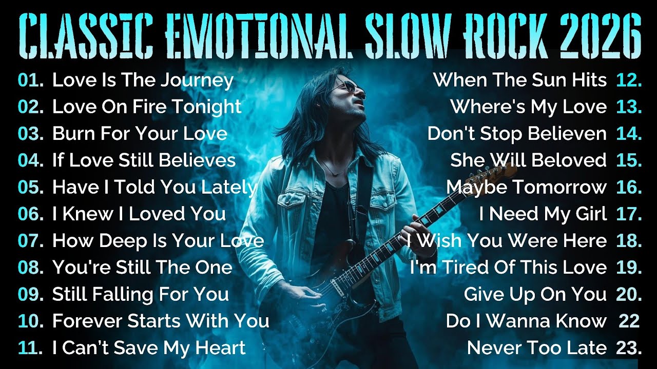 EMOTIONAL SLOW ROCK PLAYLIST 2026 - BEST AMERICAN ROCK SONGS 💫
