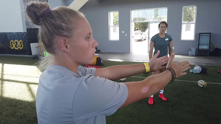 Alyssa Conley trying out Sevens Rugby