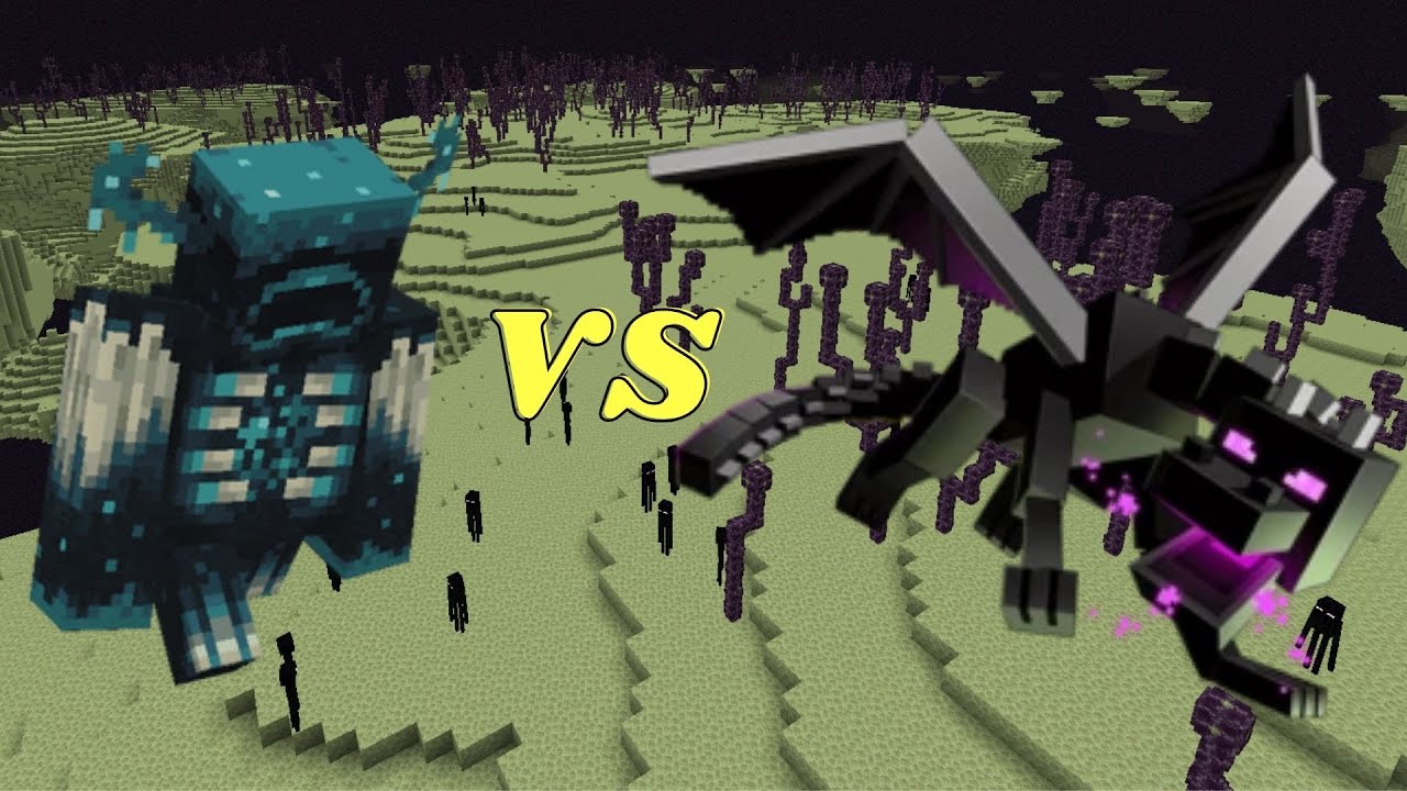 ウォーデン vs エンダードラゴン マイクラ - YouTube
