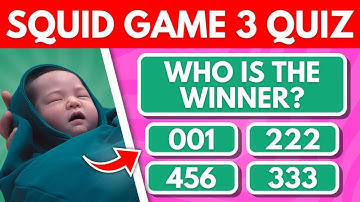 Squid Game 3 Trivia Challenge: Are You a True Fan | Squid Game 3 Edition