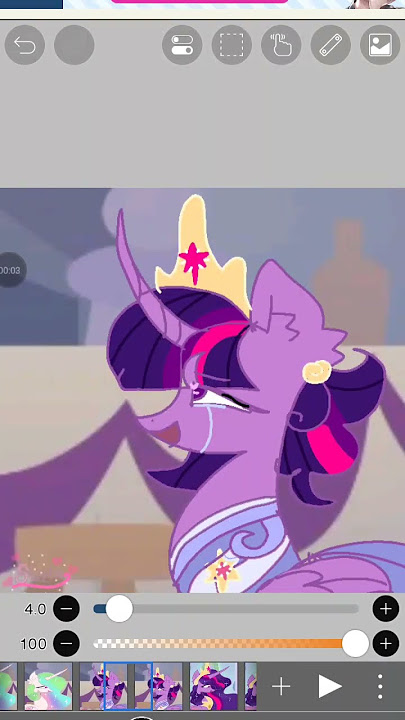 ~{ Twilight sparkle And Princess Celestia} ~#mylittlepony #animation #ibispaintx