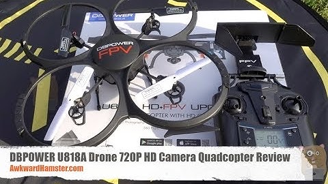 DBPOWER U818A Drone 720P HD Camera Quadcopter Review