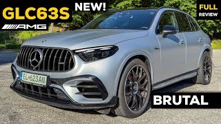 2024 MERCEDES AMG GLC 63 S E Performance 4 Cylinder Super SUV Driven! FULL Review Drive Sound