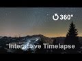 A Night in the Alps  - An interactive 360° Video