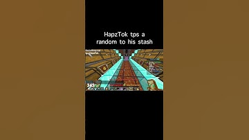 HapzTok tps a random to his stash (Donut SMP)