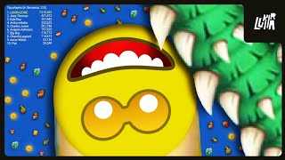 WORMS ZONE.io biggest snake full Gameplay Top 1 | snake game cacing record | video #505 | LUKIRAZONE