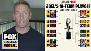 10, 14, or 16-team playoff? Klatt's ideas for expansion | Breaking the Huddle w\/Joel Klatt | FOX CFB