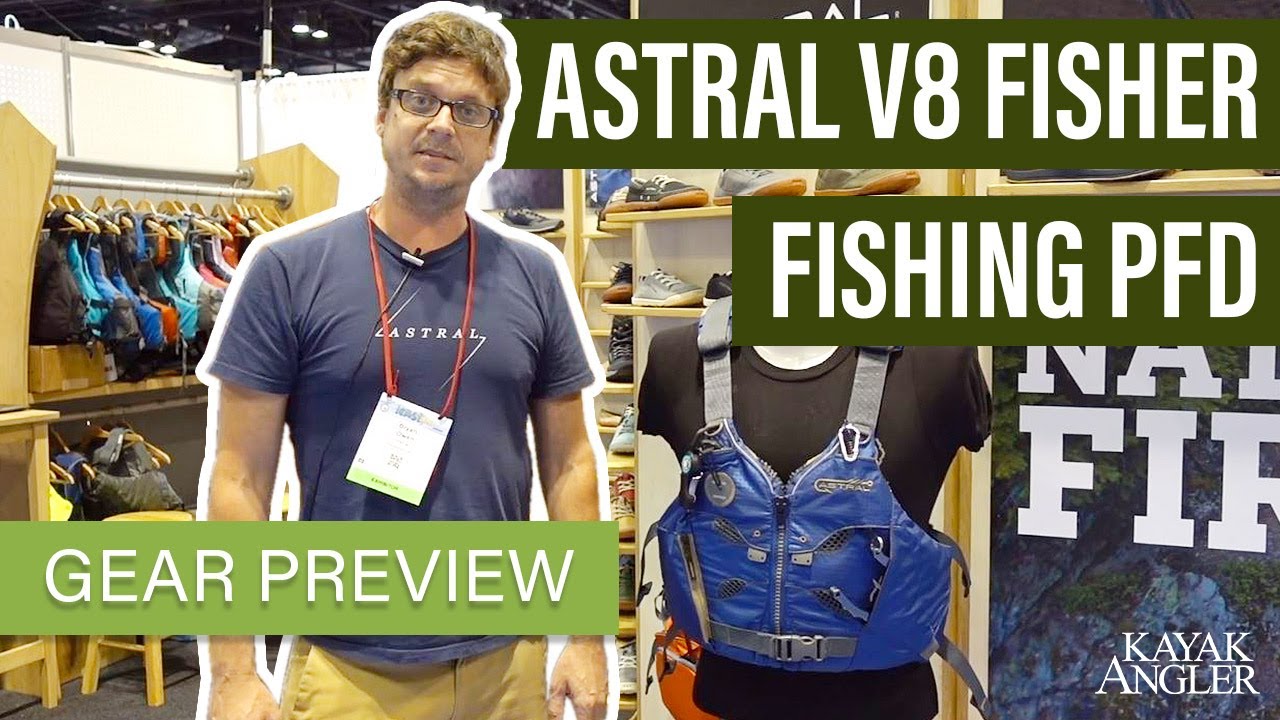 Recreation and Touring Astral V-Eight Fisher Life Jacket PFD for Kayak Fishing 