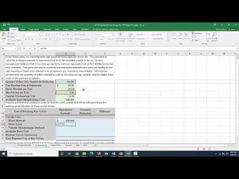 AC116 Comprehensive Assignment 3 Example Problem Part One - YouTube