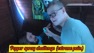 Pepper Spray Challenge (You won’t believe what happened) painful