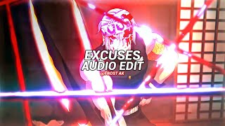Excuses - AP Dhillon, Gurinder Gill & Intense [ edit audio ]