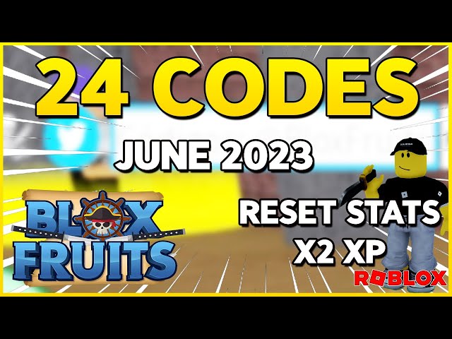 Reset Stats🔥ALL 24 WORKING CODES for BLOX FRUITS Roblox in May 2023🔥NEW  CODES in DESCRIPTION🔥 
