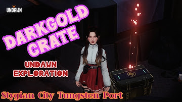 Darkgold Crate - Stygian City Tungsten Port Exploration