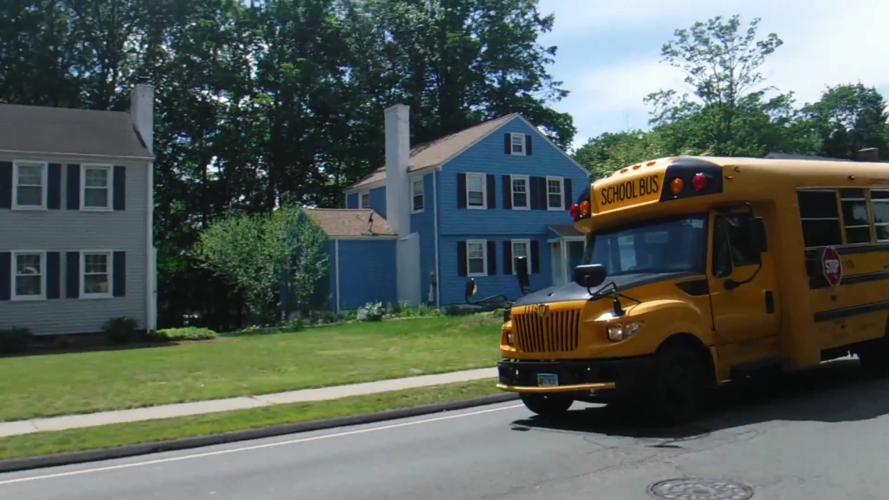 IC AE School Bus Drove by - YouTube
