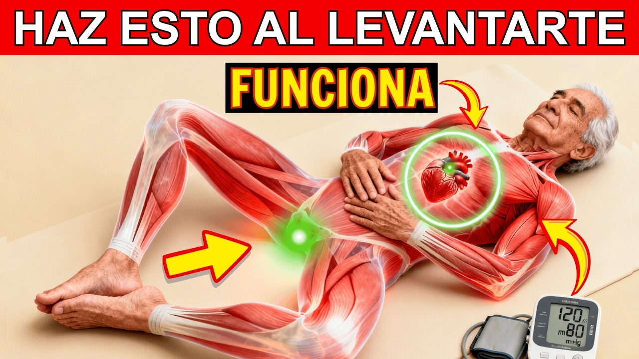 3 Ejercicios Matutinos para Limpiar las Arterias y Evitar Calambres (El Primero es Clave)