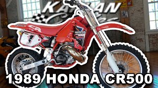 "THE HOLY GRAIL" 89 HONDA CR500 - THE PINNACLE OF 2 STROKE BIG BORE BEAUTY'S!!