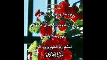 سورة الإخلاص | الشيخ فارس عباد،استغفر الله العظيم واتوب اليه، تلاوه خاشعه(3)