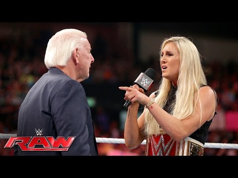 Charlotte wants nothing to do with her father Ric Flair: Raw, May 23, 2016