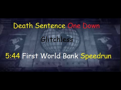 (5:44 Glitchless wr) First World Bank Death Sentence Solo Speedrun || Payday 2