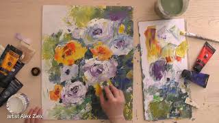 Acrylic painting| Art | Drawing | Relax